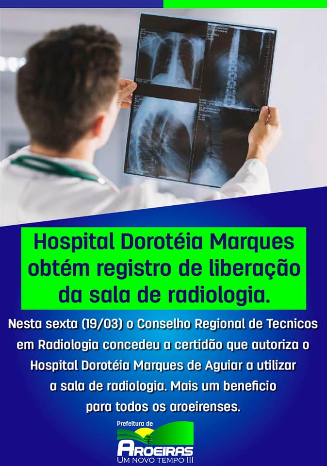 Imagem da notícia 4 - Hospital Dorotéia Marques obtém registro de liberação da sala de radiologia