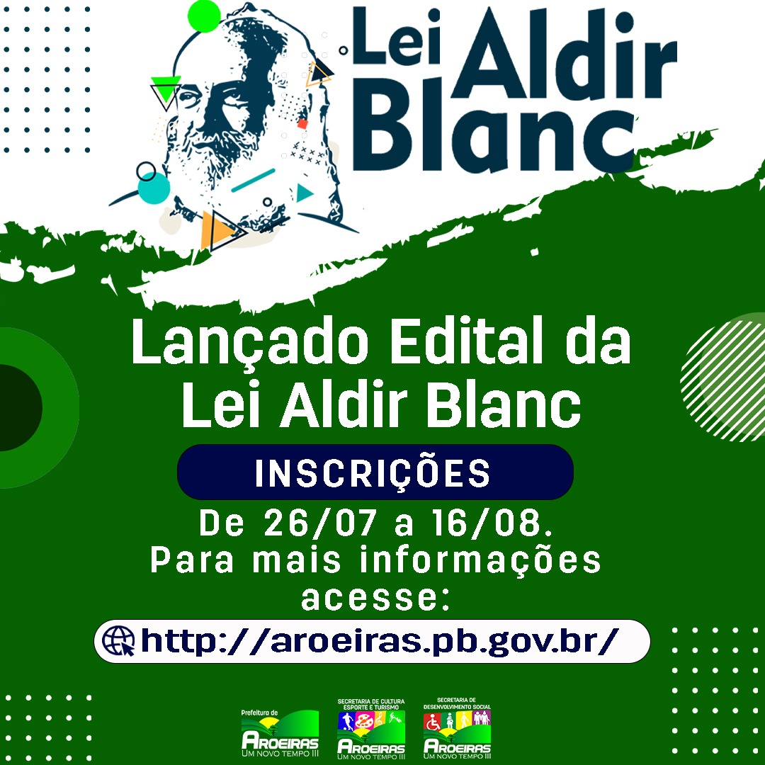Imagem da notícia 48 - Prefeitura divulga novo edital da Lei Aldir Blanc